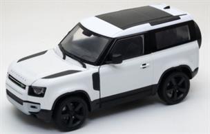 Welly 24110W 1/24th Land Rover Defender 90 White 2020 Diecast Model