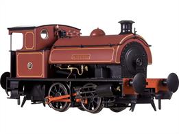 A new and detailed model of the Hawthorn Leslie 14in 0-4-0ST saddle tank industrial shunting engines, one of the more popular and long-lived designs with some engines still working into the early 1970s.This model is finished in lined maroon livery as works number 2988 (1913), an engine exported to the Australian Iron &amp; Steel Co. and named Wallaby. Today this engine is preserved as a static exhibit at the Illawarra Light Railway Museum, a narrow gauge railway and industrial heritage museum in New South Wales, Australia.