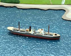 Anatoli Serov is a 1/1200 scale waterline resin model of a long-livedfreighter. This model is fully finished and painted in the condition that she was when she entered service with the Soviet merchant fleet in 1939.
