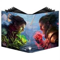 The PRO-Binder for Magic: The Gathering features a vibrant, full-art cover and elastic strap closure. Side-loading pockets and low-friction material help keep cards in place. Up to 360 cards can be stored safely in archival-safe, acid-free, non-PVC pages.