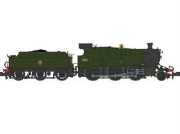 Dapol have announced the addition of the GWR 43xx mogul to their range of N gauge model locomotives.Designed by G J Churchward as part of his range of standard locomotive types theses models were modern and powerful locomotives when introduced in 1911. 342 were built by 1932, forming the backbone of the GWR mixed traffic motive power fleet for many years, members of the class lasting until the end of steam on the Western region.Model of 6364 finished in British Railways green livery with early emblemDCC Ready with sockets for NEXT-18 decoder. Production planned for Q4 2024