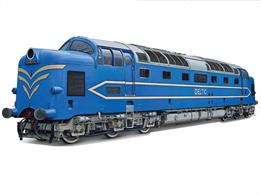 In 2023, the Hornby Dublo Deltic model fills a hole in Hornby history, with the DP1 Deltic featuring on the cover of the 2nd edition catalogue in 1960, but never actually being made in physical form unlike the Class 55 Deltic, which did receive a Hornby Dublo incarnation. This model is fitted with a diecast body, 21 pin DCC decoder socket for digital operation, a 5 pole motor with dual flywheels and dual bogie drive. This is surely, not a Dublo model to be missed.Please note that this model is non-sound. Hornby advise the 2023 catalogue information is intended to show that a HM7000 bluetooth controlled sound decoder will be available for this model. The factory fitted sound model is R30297TXS.