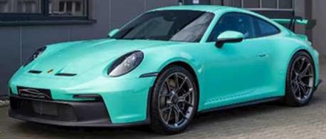 Burago B18-21104T 1/24th Porsche 911 GT3 2021 Turquoise Diecast Model