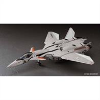 A 1/72 scale kit of the VF-11B fighter form, the successor to the VF-1 and VF-4! In the series, Isamu Dyson is on board as a YF-21 chaser at the beginning. Considering the ease of assembly, the kit is designed to assemble each block and fix each part with a large engagement. The air brake can be opened or closed. The main wing is movable by interlocking left and right. Armed with a 30mm 6 gun pod for B type. Comes with a seated pilot figure. Decals are silk screen printed with good colour. In addition, an original decal for general mass-produced machines that incorporates playful elements unique to models is also included.