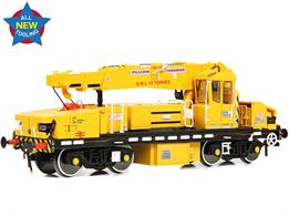 The Plasser 12 Ton General Purpose Diesel-Hydraulic Crane is the next model to be designed and developed from the rails up for Bachmann’s EFE Rail range. These self-propelled cranes were given the TOPS code ‘YOB’ following their introduction in the mid-1970s. Used countrywide primarily at track relaying work sites, the cranes would be transported to site within engineering trains, but being self-propelled they were able to move around site and even perform light shunting during engineering possessions. Their compact nature allowed the YOBs to be used whilst an adjacent line remained open to traffic, thanks to them having no tail swing when the crane was in operation.