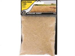 Static Grass Straw Colour 7mm.Static Grass is a special material that stands upright when it is appliedUse Static Grass to model fields and other tall grasses. Blend multiple lengths and colors of Static Grass to replicate all phases of growth.