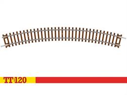 The backbone of any model railway, this length of curved track will help you create long sweeping curves on which your trains can be run and admired. This 30 degree code 80 track piece, with a 353mm radius, is ideal for constructing your layout and is compatible with other code 80 track.30 degree curve, 353mm radius. 12 required to form a complete circle.
