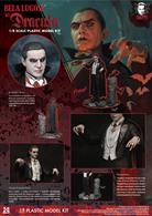 1:8 SCALE PLASTIC KIT BELA LUGOSI INCLUDES BASE 2 VEST COSTUMES 2 RING OPTIONS HEIGHT 24CM