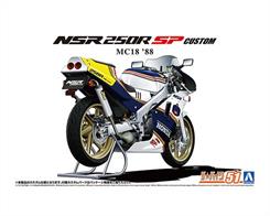 Aoshima 06691 1/12th Honda MC18 NSR250R SP Custom '88 Motorbike Kit