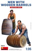 Kit Contains 2 Models of Figures with Barrels in 1:35 Scale Decal Sheet is Included