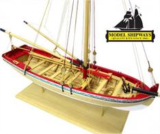 Model Shipways 1/48 18th Century Long Boat Plank on Frame Kit MS1457Model Shipways MS1457 1/48 Scale 18th Century Long BoatPlank on Frame Ship KitDesigned by master ship modeler Chuck Passaro, the longboat is a true plank-on-frame model, built much like the real longboats of the 18th century.The kit uses the finest laser cut basswood for false keel, ribs, locker, floorboards and thwarts. Other materials include brass strips, belaying pins, eyebolts and nails, wooden blocks and deadeyes, black and tan rigging line plus cast metal anchor. Preprinted side friezes and stern decorations are included as well.Two sheets of plans and a 20-page illustrated instruction manual address every detail of construction. 1:48 Scale / Length: 11.75in / Height: 10in