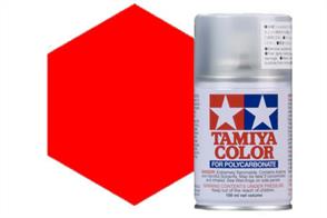 Tamiya PS34 Bright Red Polycarbonate Spray Paint 100ml PS-34