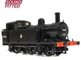 The ‘Jinty’ is a timeless classic and we are delighted to welcome this LMS workhorse back to the Bachmann Branchline OO scale range with this model of preserved locomotive No. 47406 in BR Black with Early Emblem. Taking advantage of the technical upgrades undertaken to the popular Branchline model a few years ago, this ‘Jinty’ features a powerful 3 pole motor and being SOUND FITTED, is supplied with a Speaker and DCC Sound Decoder pre-fitted.