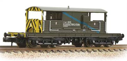 This model is painted in the BR engineers department olive green livery.