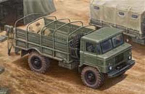 Trumpeter 01016 1/35 Scale Russian GAZ-66 4x4 Light TruckDimensions - Length 164mm Width 38.5mm.Features of the kit include a full drive train complete with engine. The kit comprises of over420 parts and includes clear plastic and etched brass items. Full instructions are included together with a decal sheet for instruments, builders plates etc.Adhesive and paints are required 