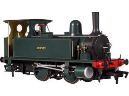 Finely detailed model of a L&amp;SWR B4 class 0-4-0 side tank shunting engine tank finished as LSWR 91 Jersey in lined dark green livery.