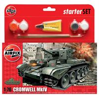 Airfix 1/76 British Cromwell MKIV Tank Gift Set A55109Airfix British Cromwell MKIV Tank Gift Set A55109 The agile and reliable Cromwell Cruiser tank made its operational debut in Normandy 1944. It soon made its mark on the battlefield and became one of the most successful tanks for the British Army. 