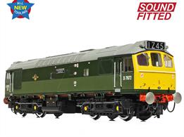 The Class 25 Diesel Locomotive has long been a fixture of the Bachmann Branchline OO scale range, but this all-new model owes nothing to its predecessors. Designed from the rails up, this new family Class 25s from Bachmann Branchline encompasses Class 25/1s, 25/2s and 25/3s, capturing the differences – some small, some anything but – between the three distinct types. Regardless of the particular locomotive being depicted, every model features high fidelity mouldings and numerous separately fitted parts, with the utmost attention to detail paid to the features of the prototype.Having been allocated for engineering service D7672/25322 was one of the last of the class in service and was repainted into the 1960s era two-tone green livery and named Tamworth Castle for farewell railtours. After final withdraw this locomotive was purchased for preservation.