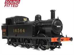 The ‘Jinty’ is a timeless classic and we are delighted to welcome this LMS workhorse back to the Bachmann Branchline OO scale range with this model of No. 16564 in LMS Black livery. Taking advantage of the technical upgrades undertaken to the popular Branchline model a few years ago, this ‘Jinty’ features a powerful 3 pole motor and being SOUND FITTED, is supplied with a Speaker and DCC Sound Decoder pre-fitted.