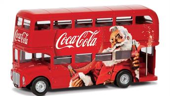 Corgi GS82331 1/36th Coca Cola Christmas London Bus Model