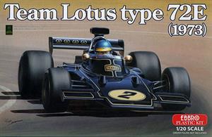 EBBRO 1/20 Lotus Type 72E 1973 F1 Car in Black &amp; Gold LiveryGlue and paints are required to assemble and complete the model (not included).Click on the More link to view related products.
