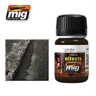 MIG Productions 1402 Enamel Nature Effect - Fresh MudEnamel Nature Effect 35ml JarDark brown enamel ideally suited for creating muddy surfaces