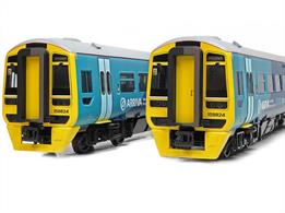 This Bachmann Branchline model depicts one of the units that operates in Wales and across the English-Welsh border, and the two-car unit is decorated in Arriva Trains Wales livery. The pinnacle of OO scale second generation DMUs, the Branchline Class 158 combines high fidelity bodyshells with an underframe that’s adorned with separate components depicting the engines, electrical equipment, and auxiliary gear. It’s the livery application which really brings these models to life and every element has been replicated in miniature. Whilst the main colours are spray painted, the myriad smaller logos, symbols and lettering are applied using a specialist printing process, using BR and corporate specification fonts, logos and colours.