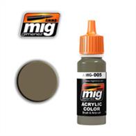 MIG Productions 005 Graugrun RAL7008These high quality oil paints are perfect for camoulage for DAK vehicles operating in North Africa in 1941-1942