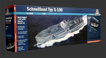 Italeri 5603 1/35th German Schnellboot S100 Torpedo Boat