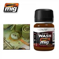 MIG Productions 1004 Enamel Weathering Wash - Light RustEnamel Weathering Wash 35ml JarLight rust wash ideal for rust effects on all surfaces