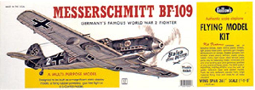 Guillows 1/16 401 German Messerschmitt BF109 Balsa Kit