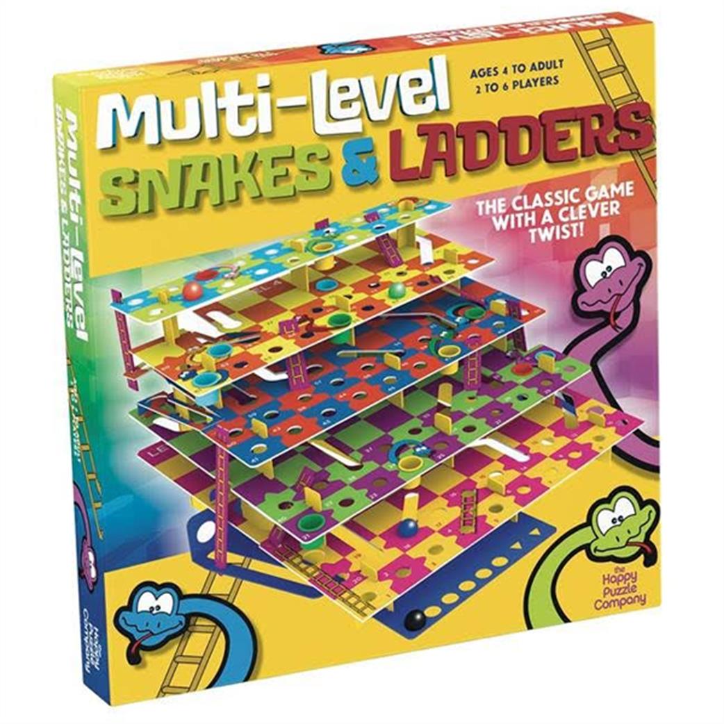 The Happy Puzzle Company  HPCSNL Multi Level Snakes and Ladders