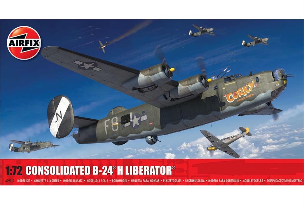 Airfix 1/72 A09010 Consolidated B-24H Liberator World War 2 Bomber Kit