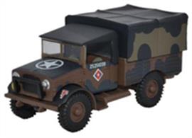 Oxford Diecast 1/76 Bedford MWD British Army Mickey Mouse 76MWD001