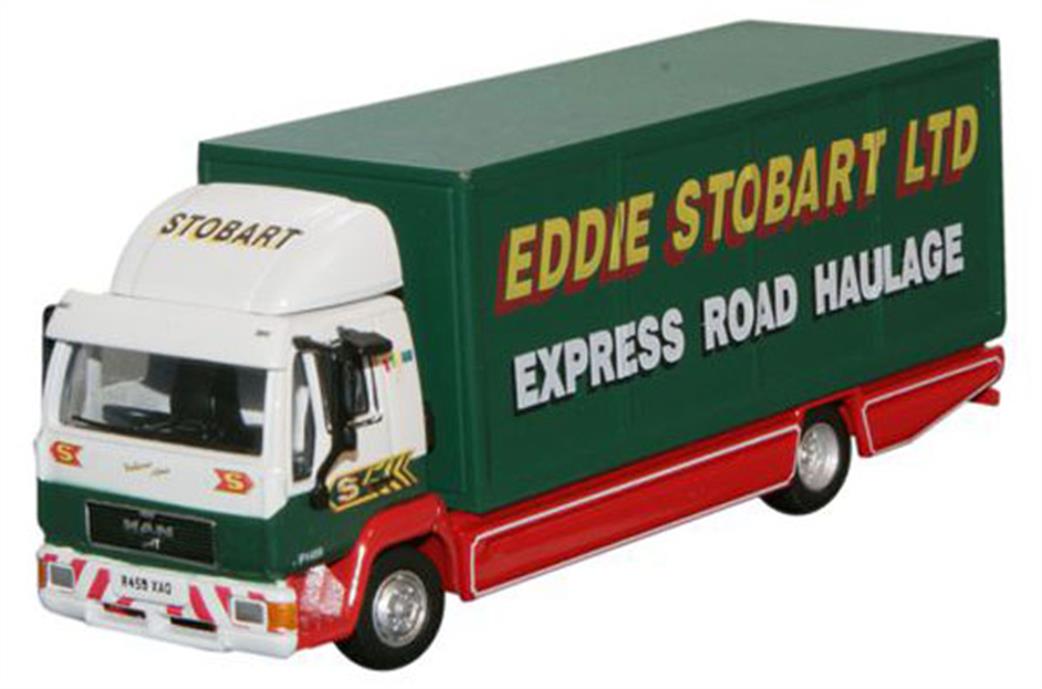 Oxford Diecast 1/76 STOB018 Eddie Stobart MAN L2000 Box Van