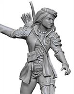 Wizkids Human Female Rogue: Pathfinder Deep Cuts Unpainted Miniatures 72603Contains&nbsp;two unpainted figures (one each of two different moulds).