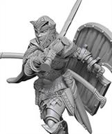 Wizkids Human Female Paladin: Pathfinder Deep Cuts Unpainted Miniatures 72607Contains two unpainted figures (one each of two different moulds).