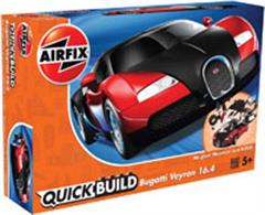Airfix Quickbuild Bugatti Veyron Black &amp; Red J6020