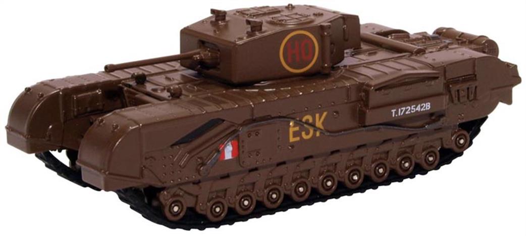 Oxford Diecast 1/76 76CHT004 Churchill Tank 6th Guards Brigade 1943 Model