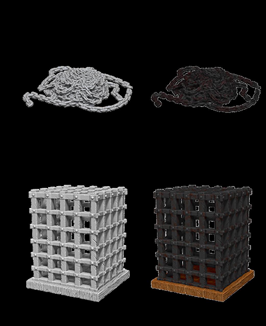 Wizkids  73419 Cage & Chains: Pathfinder Deep Cuts Unpainted Miniatures