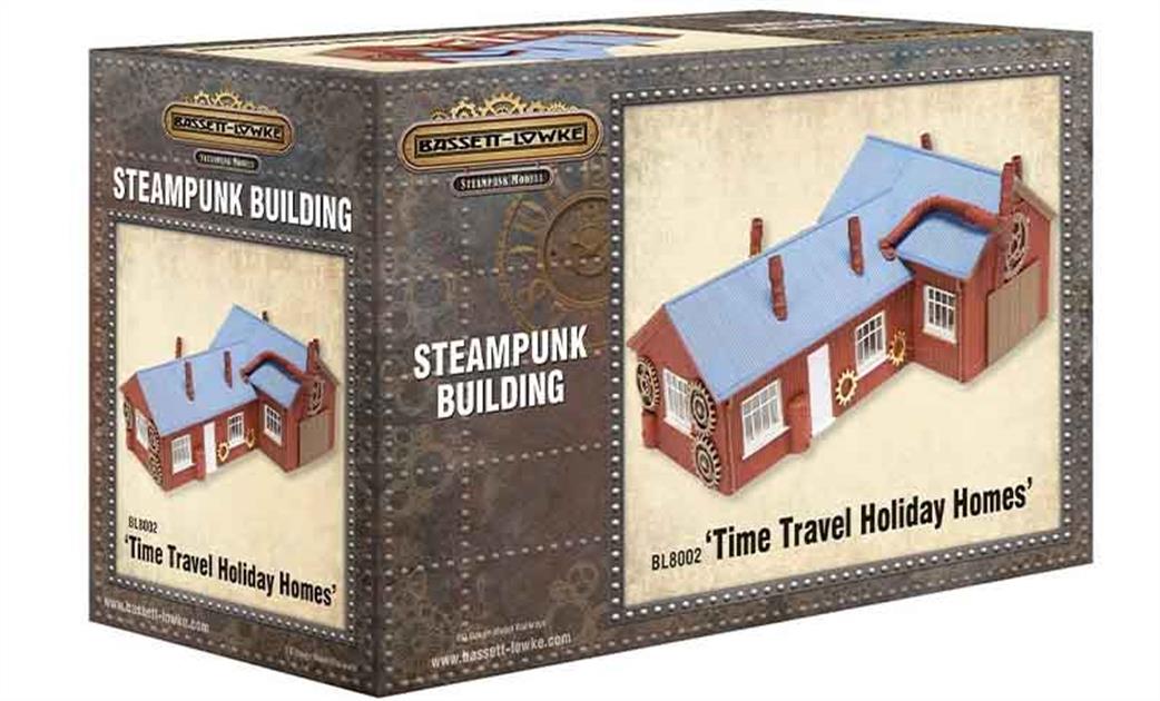 Bassett Lowke OO BL8002 SteamPunk Time Travel Holiday Homes Painted Resin Building