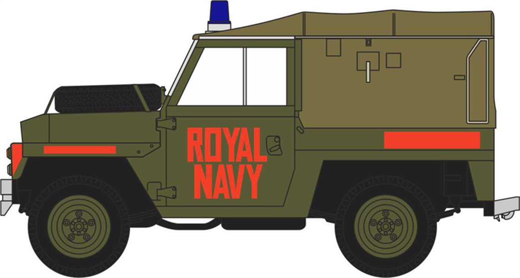 Oxford Diecast 1/76 76LRL009 Land Rover Lightweight Royal Navy