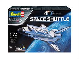 Revell 05673 1/72th Space Shuttle  40th Anniversary Kit Gift Set