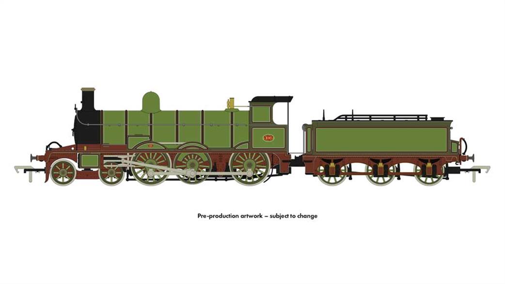 Rapido Trains OO 914002 HR 106 Jones Goods 4-6-0 Steam Locomotive Highland Railway Light Green Livery (1890s)
