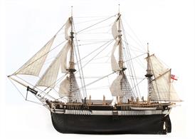 The mystery of the Franklin’s tragic expedition continues to this day, although it is hoped that an archaeological study of the wreck will help shed some light on what happened.Scale - 1:75Height: 504mm / Width: 195mm / Length: 675mm