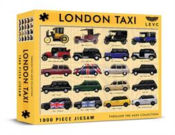 London Taxi Through The Ages 1000 Piece Jigsaw Puzzle