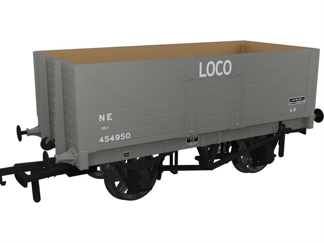 Rapido Trains OO 967414 LNER Loco Coal Wagon 454950 RCH 1907 7 Plank Small Lettering