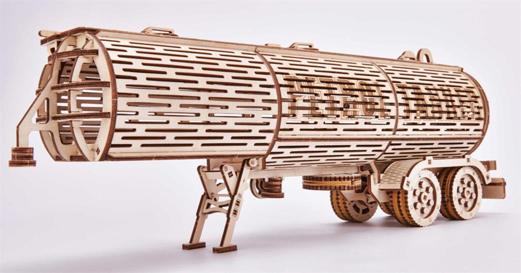 Wood Trick  WDTK013 Tank trailer addition for BIG RIG 3D wooden construction kit