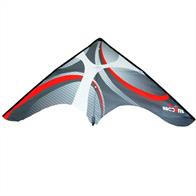 Dual line polyester ripstop kite with fibreglass&nbsp; struts.2 handles for manoeuvrability (H)65cm x&nbsp; (W)130cm. Age 8+